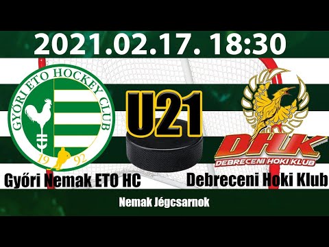 U21 141 Győri Nemak ETO HC - Debreceni Hoki Klub 20210217