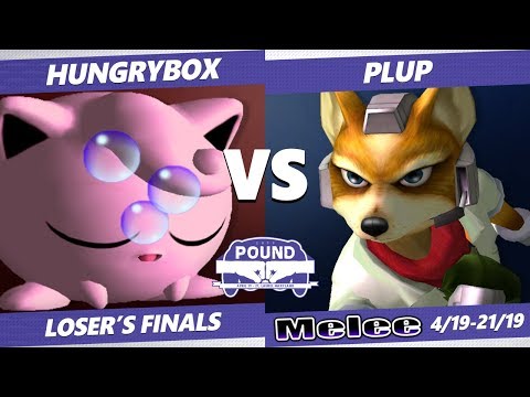 Pound 2019 SSBM - Liquid Hungrybox (Puff) VS PG Plup (Sheik) Smash Melee Loser's Finals
