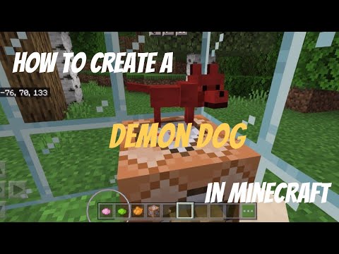 How to Summon a DEMON WOLF in Minecraft #Shorts