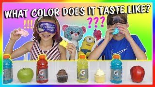 WHAT COLOR DOES IT TASTE LIKE? | CHALLENGE | We Are The Davises
