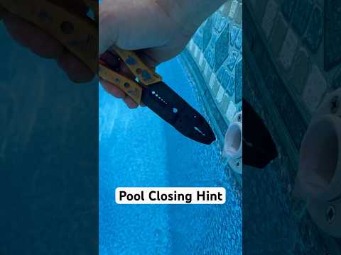 Pool Closing (stuck outlet removal)￼ #shorts #pool