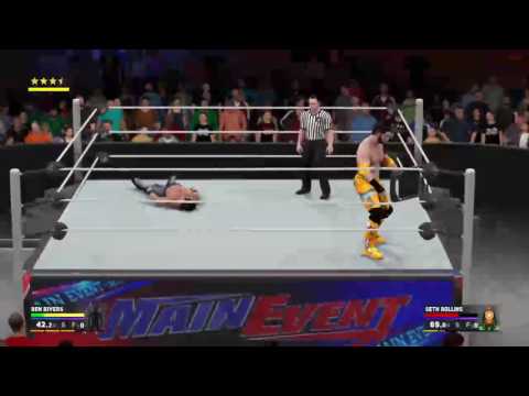 WWE 2K17 My Career Mode Episode 36 - "NO DISQUALIFICATION MATCH! TABLE TIME FOR SETH ROLLINS!"