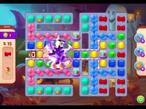 HomeScapes Level 6605 no boosters (17 moves)