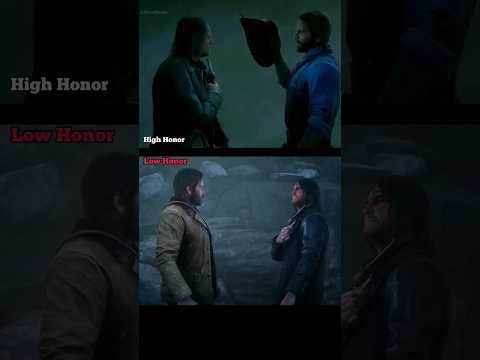 ARTHUR HIGH VS LOW HONOR Final Goodbye To John | Red Dead Redemption 2 Ending #rdr2 #arthurmorgan