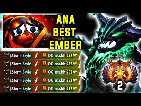 When Ana Best Ember Spirit Meets Immortal Top-2 Bryle In Ranked - Deleted In A Sec Dota 2