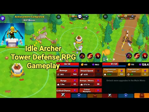 Idle Archer Tower Defense RPG Game Gameplay - YouTube
