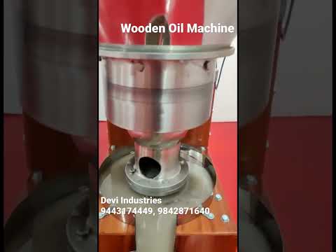 SS Wooden Oil Extraction Machine