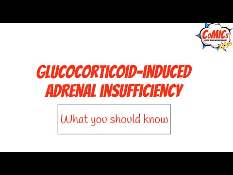 CoMICsLite Episode 50: Glucocorticoid induced adrenal insufficiency - Info in English