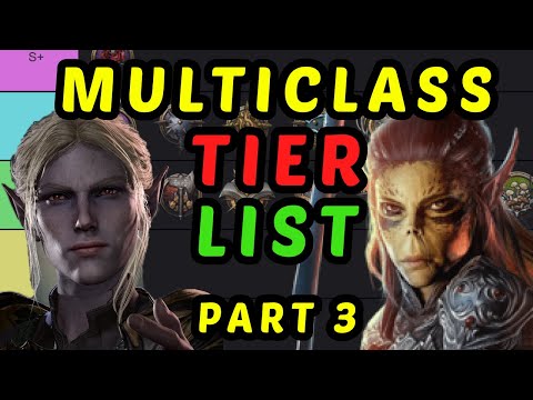 COMPLETE Multiclass Tier List - EVERY COMBO - Baldur's Gate 3 Honour Mode Guide Part 3