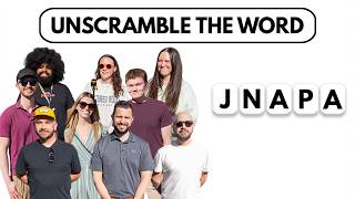 9 People vs Unscramble The Word