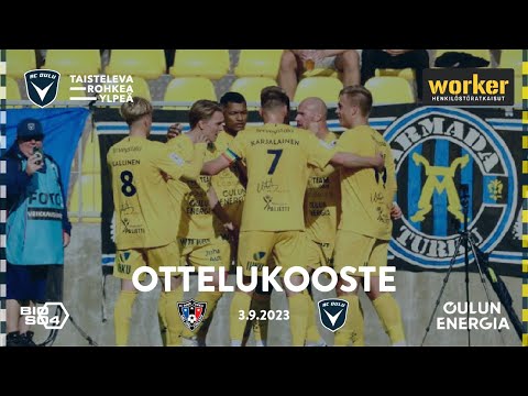 Worker ottelukooste FC Inter - AC Oulu 3.9.2023 (Veikkausliiga)