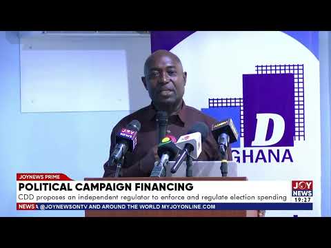 CDD proposes reforms including disqualifying politicians for abusing state resources.