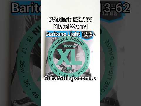 10 SETS - D'Addario EXL158 Nickel Wound Light Baritone Electric Guitar Strings, 13-62 (Brand New/Sealed) image 6
