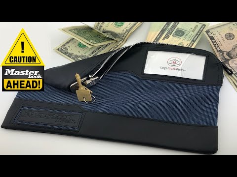 Master lock 7120D bank bag bypassed 3 ways HUGE FAIL