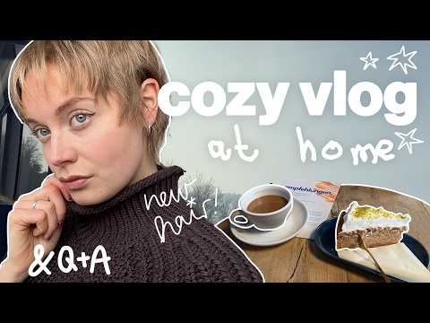 cozy vlog at home ☕️ neue frisur, grmw und großes q&a | mein job, leben in berlin, zukunftspläne…