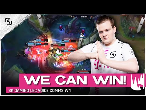 WE CAN WIN!? | SK GAMING VOICE COMMS LEC SPRING W4