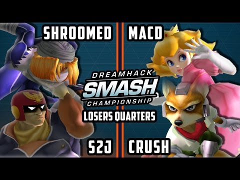 DHA 2017 SSBM Doubles - SPY | MacD & Crush Vs. Tempo | S2J & IMT | Shroomed - Smash Melee LQ