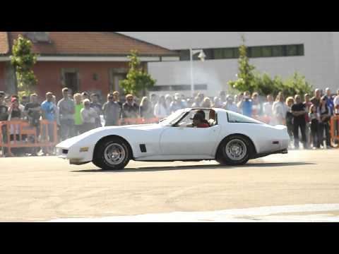 White Chevrolet Corvette C3 Drift - V American Cars Gijon