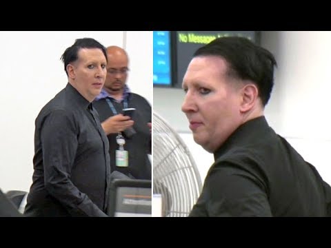 Marilyn Manson Not Looking Like Himself After Father's Death