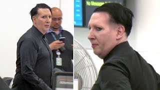 Marilyn Manson Not Looking Like Himself After Father&#39;s Death