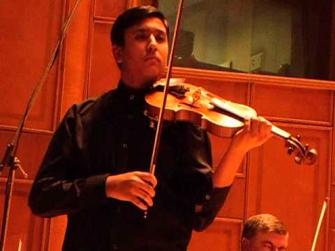 DUMITRESCU MIRCEA si vioara Stradivarius, la Sala Radio 16 Octombrie 2013