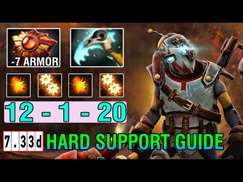 How to Play [Clockwerk] Hard Support Roaming New Patch Update 7.33d Ez GodLike Super Annoying Dota2