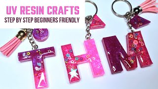 Cutest DIY Keychains with UV Resin!