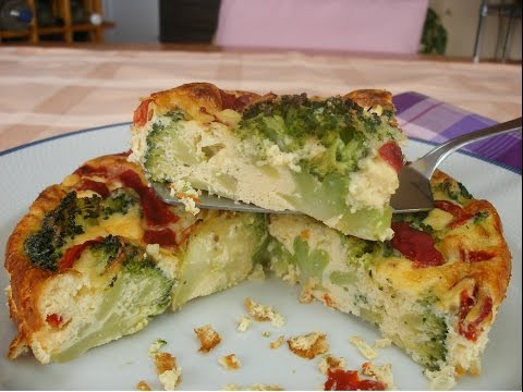 Quiche de brocóli en SÓLO 25 minutos