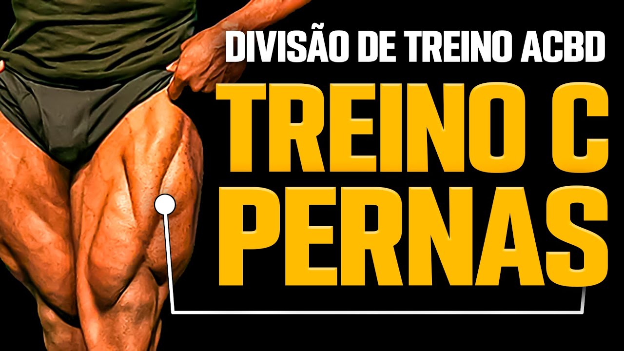 TREINO COMPLETO DE PERNAS NA MELHOR DIVISÃO * TREINO C *