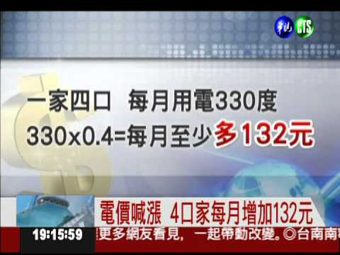 台電撐不下去 電價今年漲定了