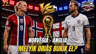 Foci VB 2026 | Norvégia – Anglia | Az ELŐDÖNTŐ a tét! ⚽🏆