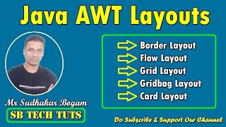 AWT Layouts | JAVA AWT Layout Managers | AWT | Java Programming