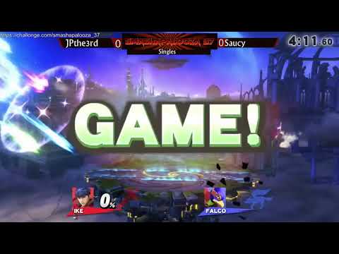 SmashaPalooza 37: Winners - JPthe3rd (Falco) vs Saucy (Ike)