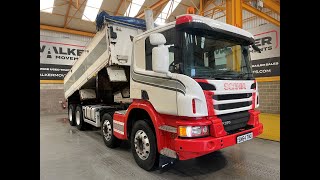 Scania P370 *EURO 6* 8X4 STEEL TIPPER – 2014 – SN64 TWD dump truck for sale - Image 4 | Autoline SL Scania P370 *EURO 6* 8X4 STEEL TIPPER – 2014 – SN64 TWD dump truck | Image 4 - Autoline