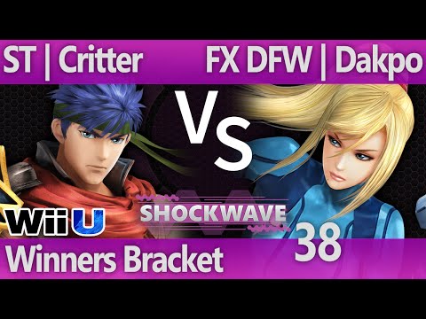 SW38 - ST | Critter (Ike) vs FX DFW | Dakpo (ZSS) - Winners Bracket