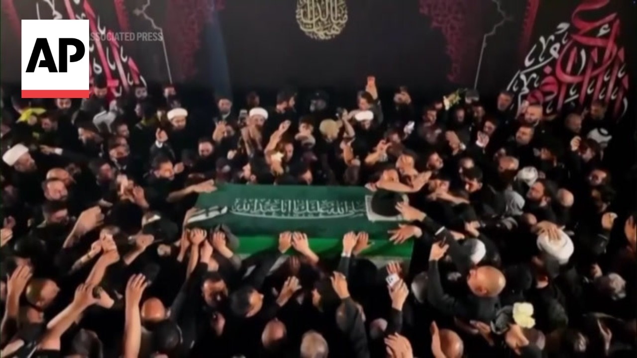 Video | Iraq holds funeral for Iran’s late Supreme Leader Ayatollah Ali Khamenei
