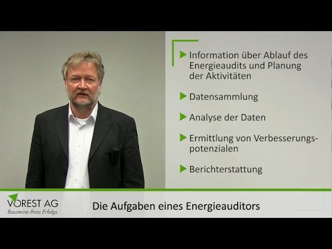 Was sind die Aufgaben des Energieauditors?