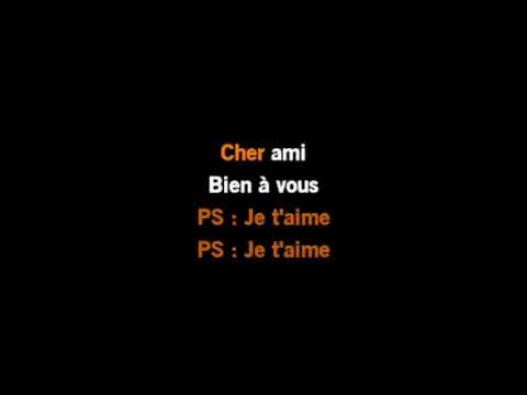 Karaoké Christophe Willem - PS  Je t'aime