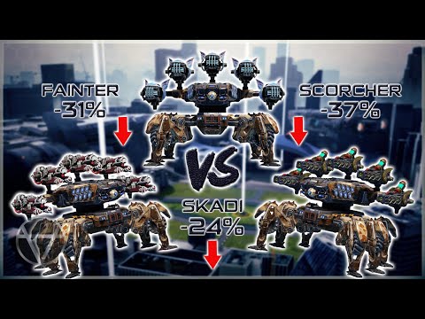 Skadi VS Scorcher VS Fainter RAVAGER – Mk3 Comparison | War Robots
