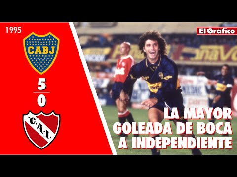 1995 CLOSING TOURNAMENT: BOCA 5 INDEPENDIENTE 0