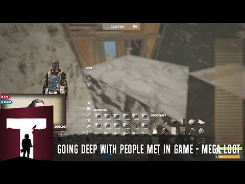 Rust: GOING DEEP WITH PEOPLE MET IN GAME - MEGA LOOT