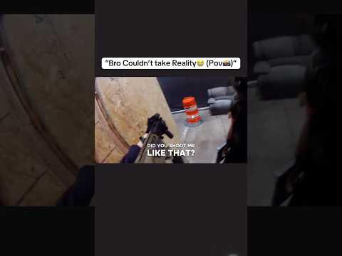 (Airsoft Cheater Gets SCALP BlOWN BACK💀)(POV📸) #airsoft #paintball #military #funny #reels #shorts
