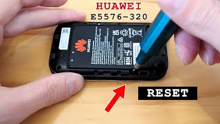 Huawei E5576-320 mobile 4G router Wi-Fi • Factory reset