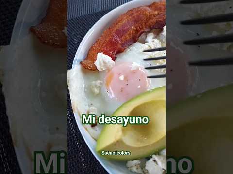 Desayuno ideal en dieta keto #sabrinaseaofcolors #recetas #keto