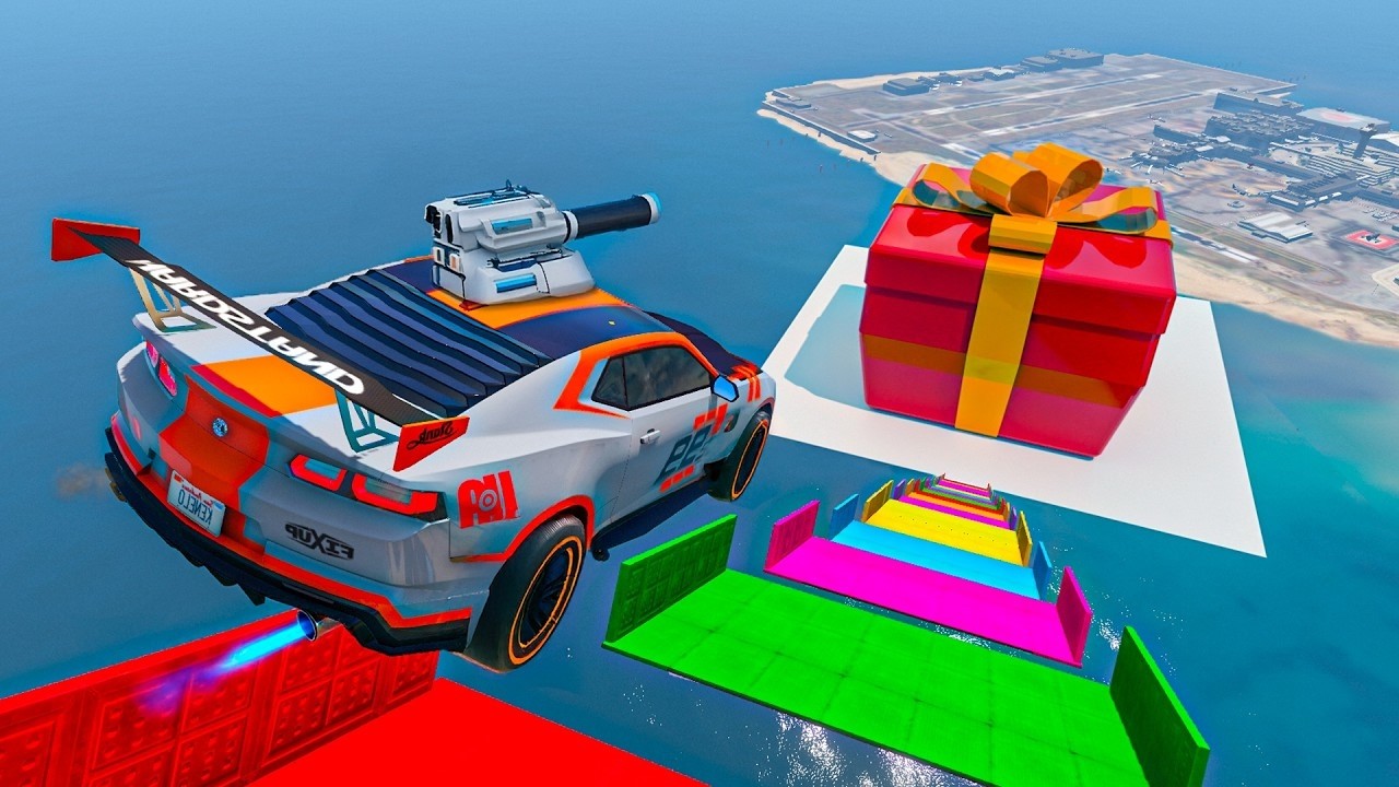MEGA RAMPA CON REGALO INCLUIDO!! - GTA 5 ONLINE