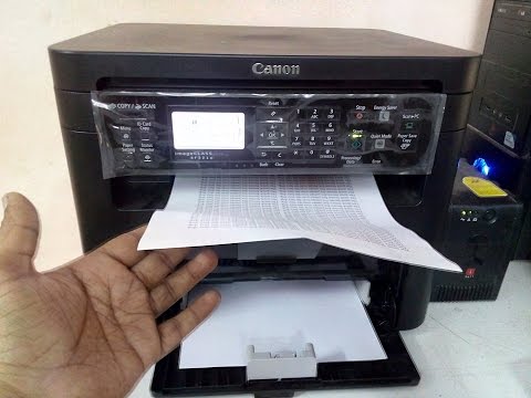 Canon MF221d Testing Print Speed Duplex Printing Copying