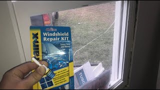 RainX Window Repair Kit Verses Cracked Double Pane House Window