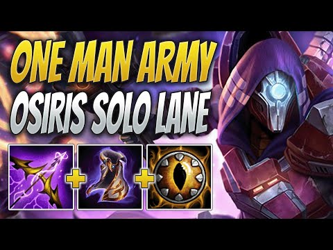 ONE MAN ARMY! Osiris Solo Gameplay | SMITE Conquest
