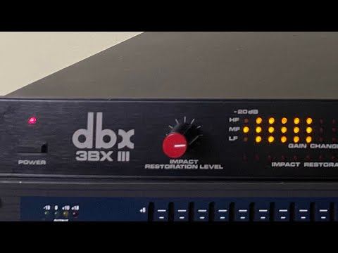 Unboxing the dbx 3 band dynamic range expander with impact restoration