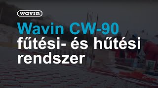 Wavin Comfia CW-90 beton födémek aktív fűtése és hűtése